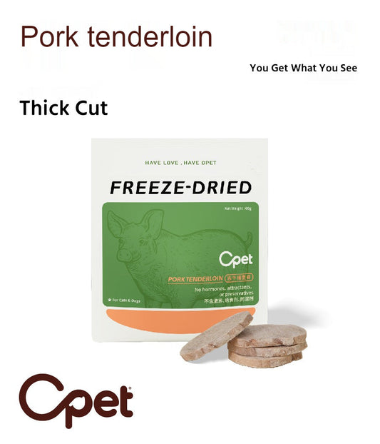 Freeze-Dried|Thick-Cut Pork Tenderloin(60g/pack) opet