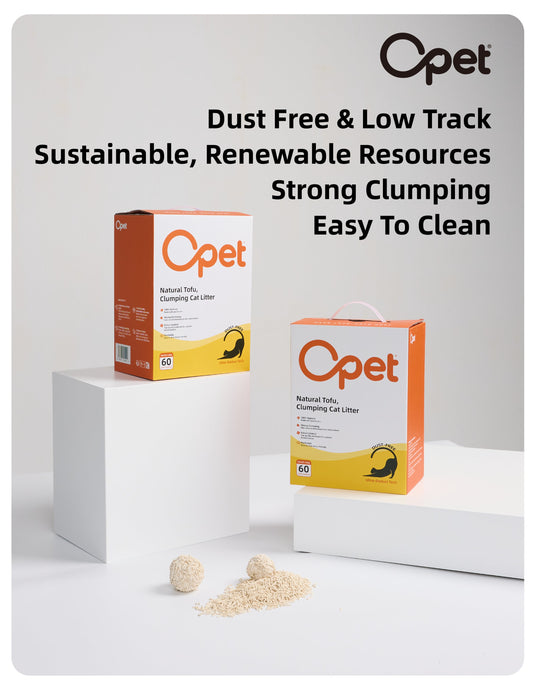 100% Tofu Cat Litter(2 bags/box|14L/4.8kg) opet