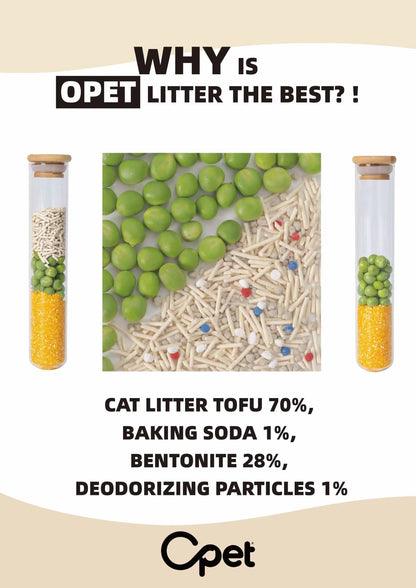 Mixed Cat Litter(6bags/box|42L/14.4kg) opet